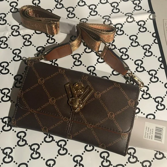 NWT Bundle of 2 NEW Valentino Orlandi bags both crossbody - Picture 8 of 17